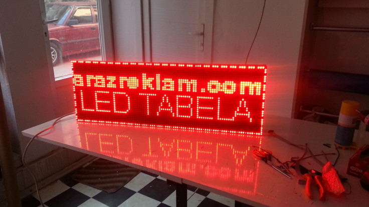 KAYAN YAZI LED TABELA ARAZ REKLAM