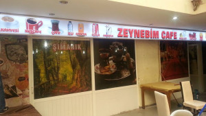 Zeynebim Cafe Işıklı Tabela