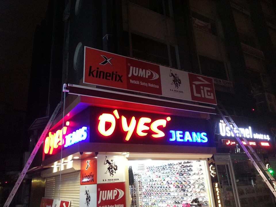 Yes Reklam O’Yes Jeans Çakmak Caddesinde Yeni Şubesi ile Hizmetinizde - ARAZ ...